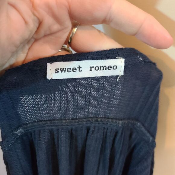 Sweet Romeo Blue Tunic Size Small - Picture 4 of 5